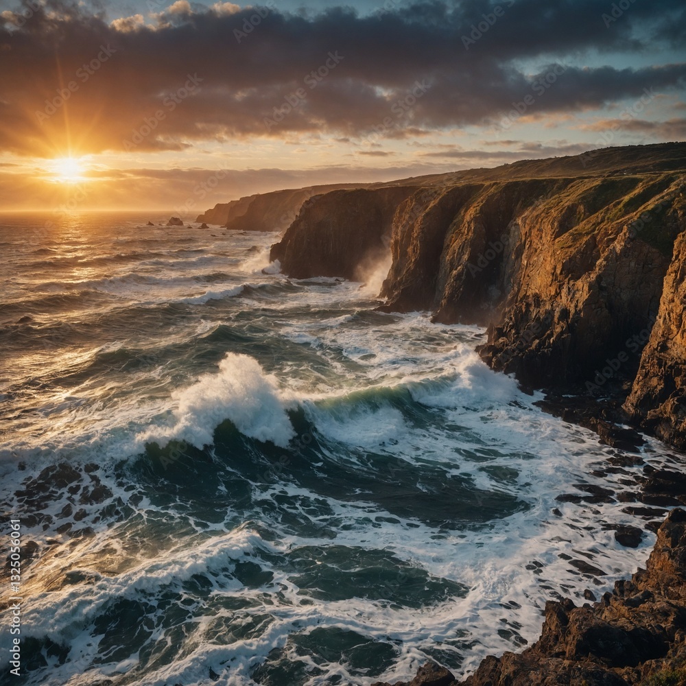 Obraz premium atlantic ocean coast