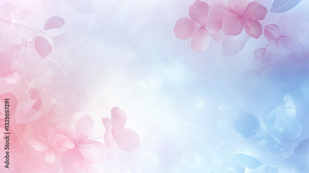 Beautiful background template made of Spring flowers. Beautiful background template made of Spring flowers.