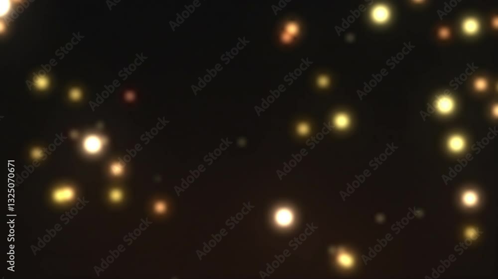 out of focus floating globes of light on a dark background out of focus floating globes of light on a dark background