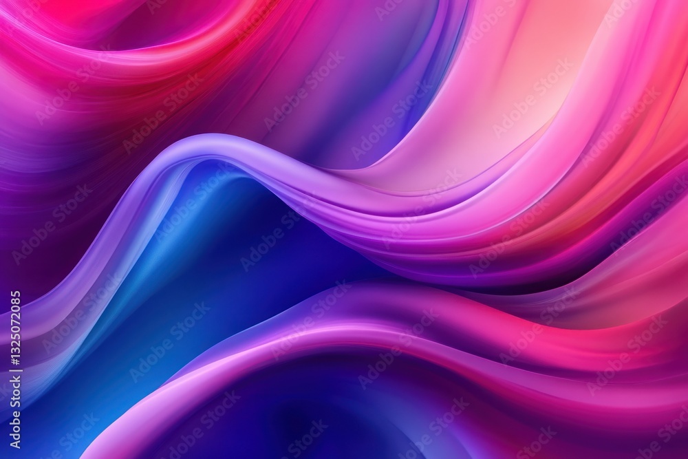 Colorful flowing abstract waves with vibrant hues and gradients Colorful flowing abstract waves with vibrant hues and gradients