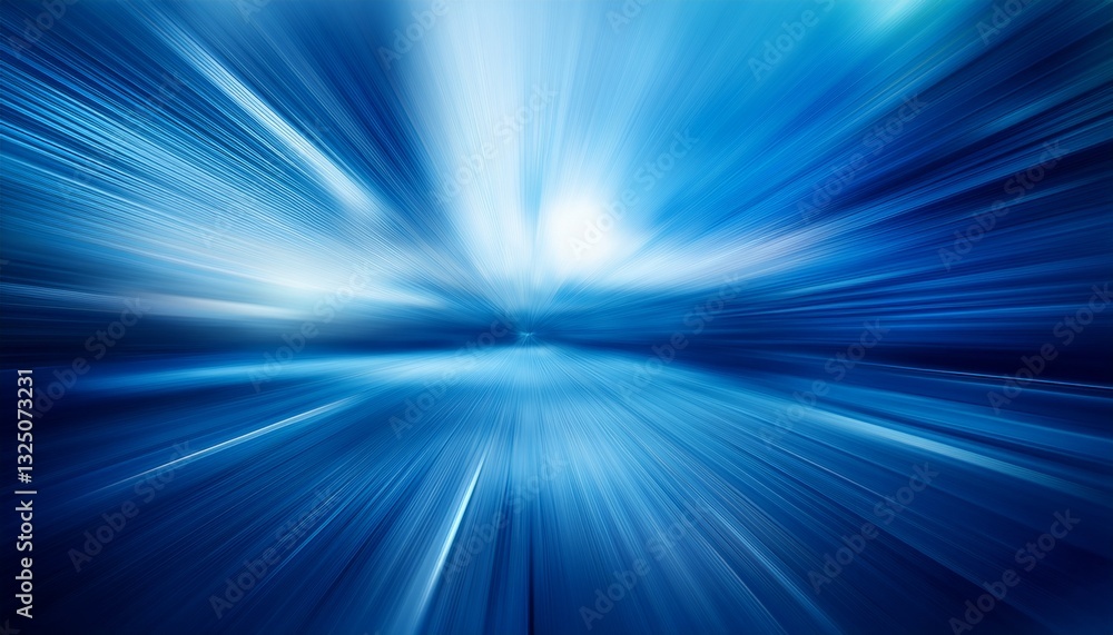 Obraz premium blue defocused blurred motion abstract background widescreen