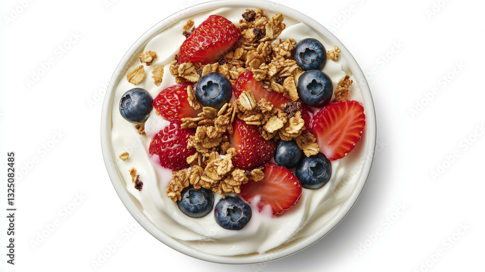 Yogurt Parfait with Granola and Berries Yogurt Parfait with Granola and Berries