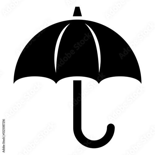 Umbrella icon - Solid style