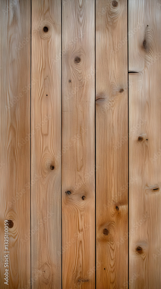 Naklejka premium Light Brown Wood Planks Texture Background Image