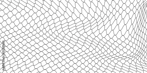 Mesh texture for fishing nets. Grunge pattern for sportswear or soccer goal, volleyball net, basketball hoop, hockey, athletics. eps10