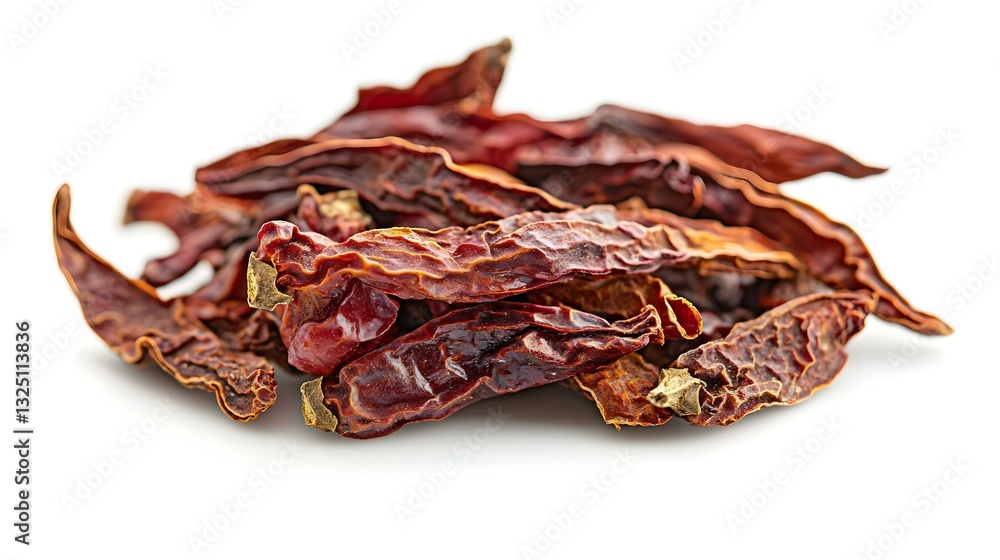 Dried sichuan pepper isolated on a white Dried sichuan pepper isolated on a white