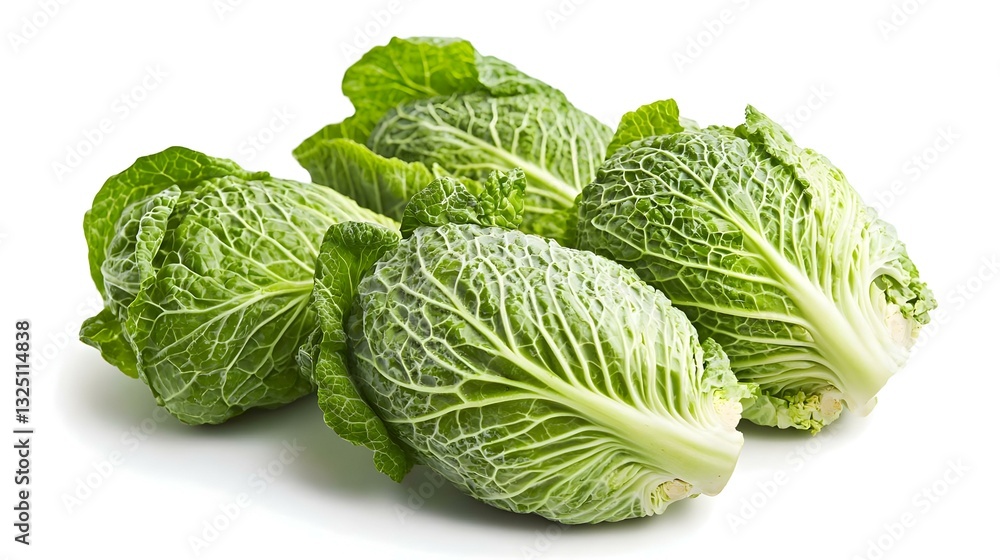 Fototapeta premium Cabbage wraps isolated on white background