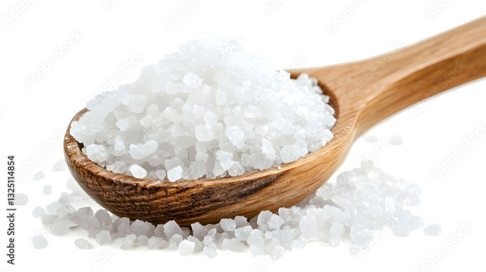 Epsom salt isolated on white background Epsom salt isolated on white background