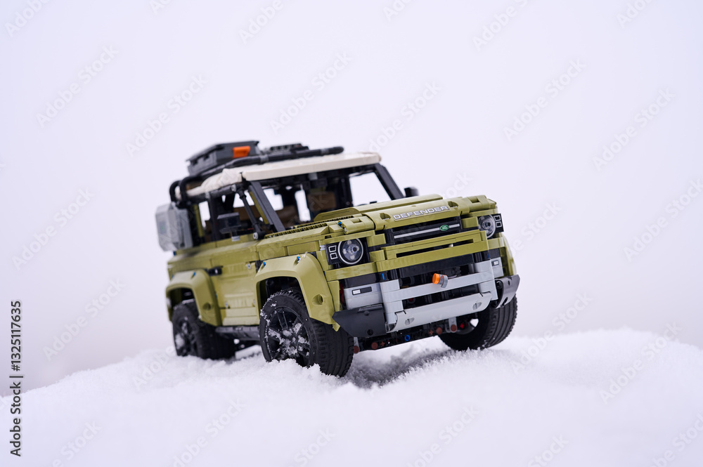 Naklejka premium Lego Land Rover Defender Technics