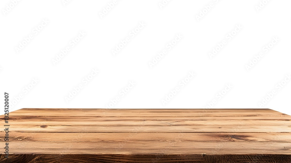 top wooden long table isolated on white top wooden long table isolated on white