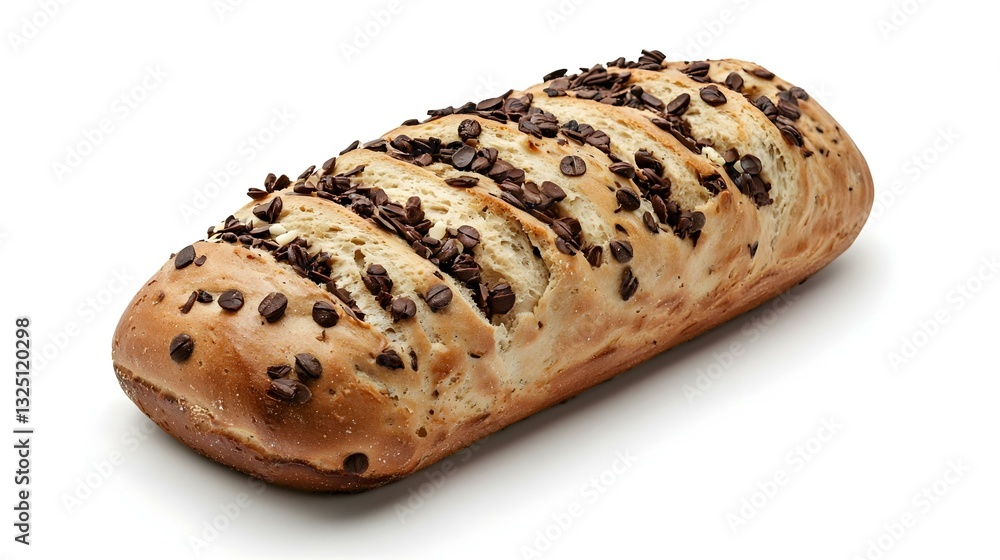 Sweet loaf on a white background Sweet loaf on a white background