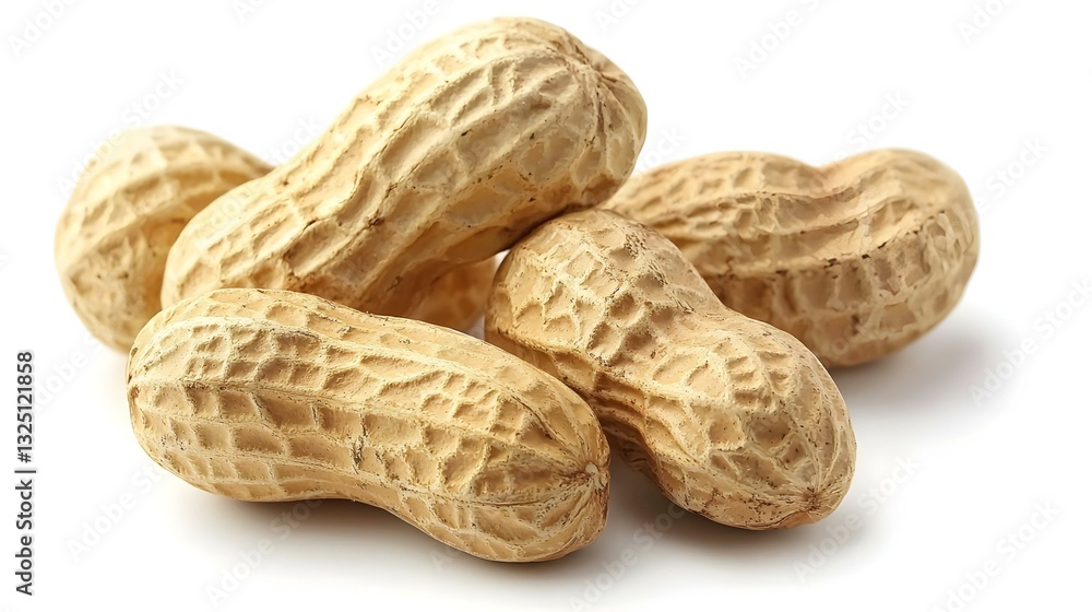 peanut isolated on white background full depth peanut isolated on white background full depth