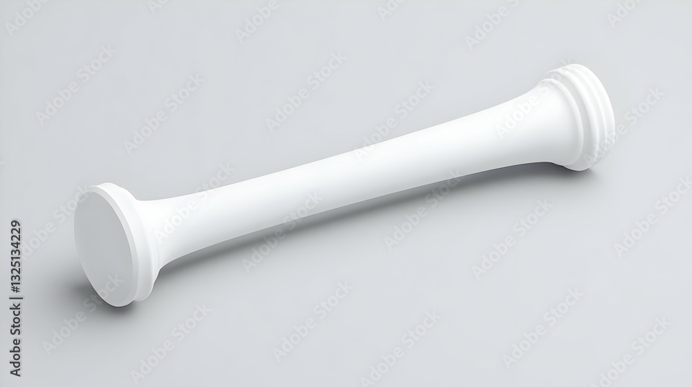 White 3D Render of a Classical Column White 3D Render of a Classical Column