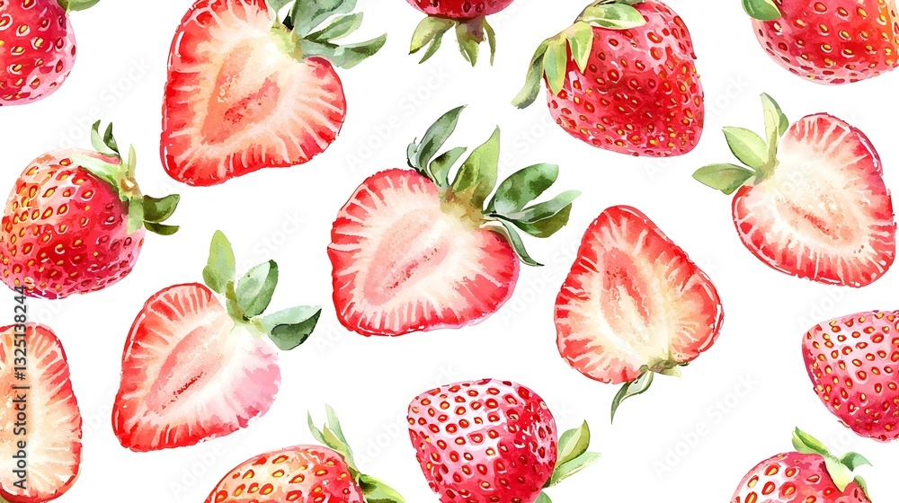 strawberry isolated on the white background strawberry isolated on the white background
