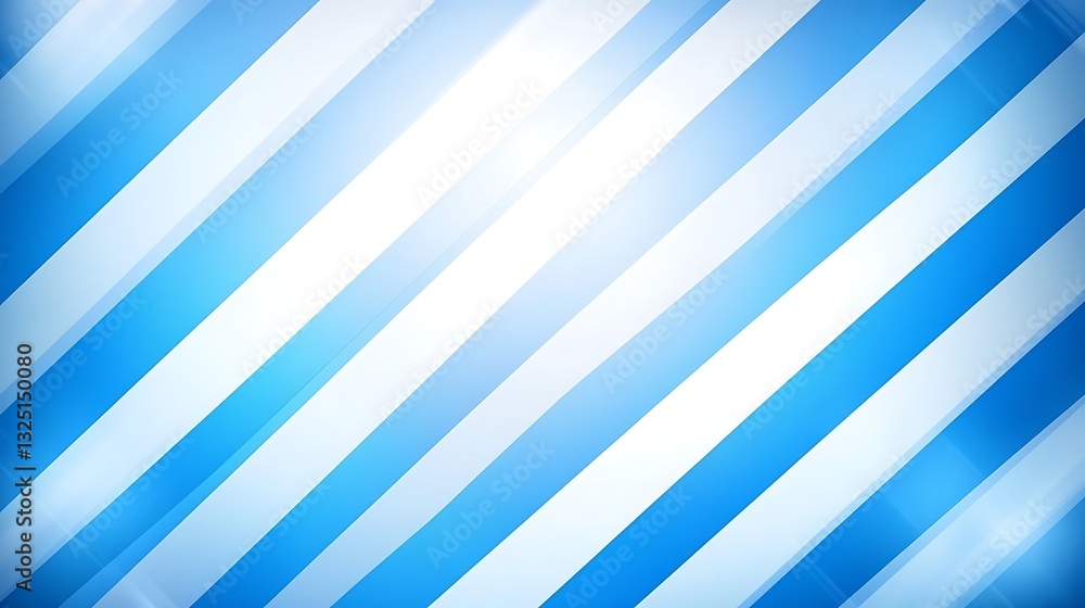 Obraz premium Abstract Blue and White Diagonal Stripes Background