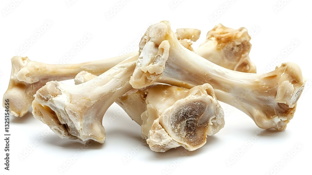 chicken bone after eating isolated on a white chicken bone after eating isolated on a white