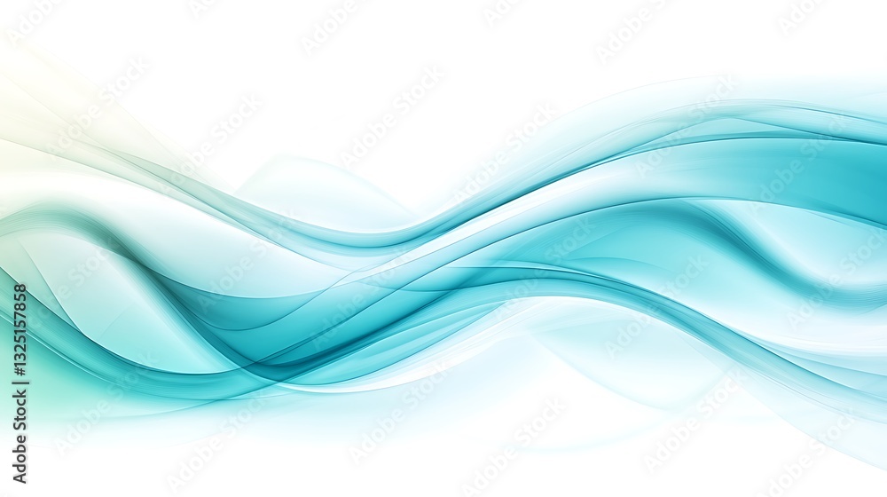 Fototapeta premium Abstract Blue Swirl Background for Web Designs