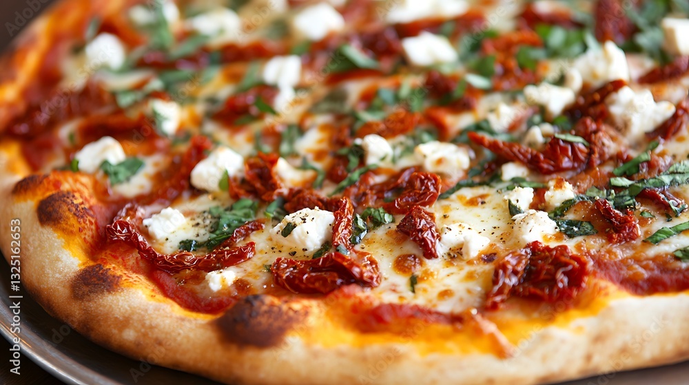 Italian Herb Delight A thin-crust pizza topped with fresh Italian herbs, sun-dried tomatoes, and feta cheese Italian Herb Delight A thin-crust pizza topped with fresh Italian herbs, sun-dried tomatoes, and feta cheese