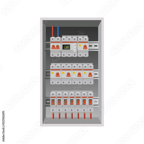 The inner part of the modular switchboard