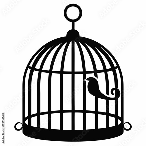 bird in cage