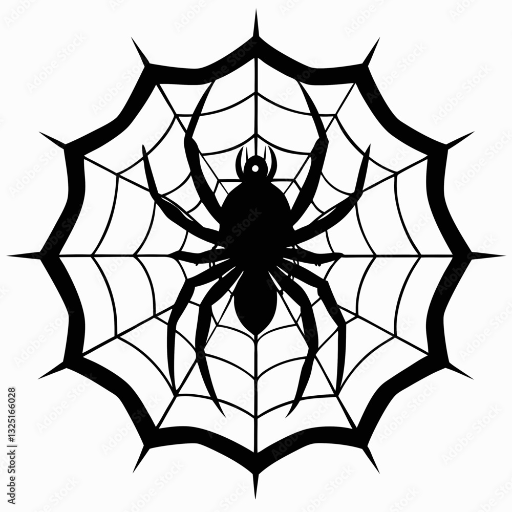 Fototapeta premium spider and web