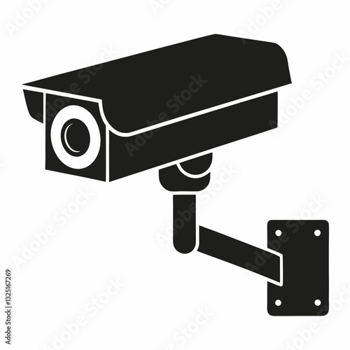 security camera on a white background