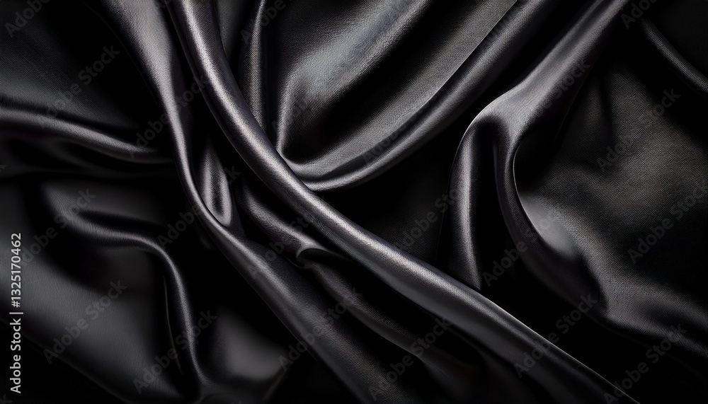 black luxury fabric background with copy space black luxury fabric background with copy space