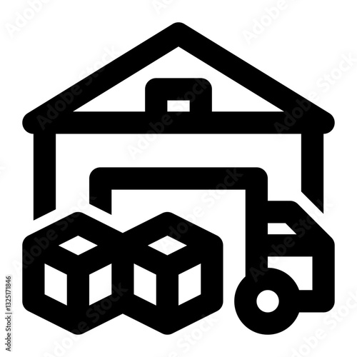 Wholesaler, Supplier, Vendor Outline Icon
