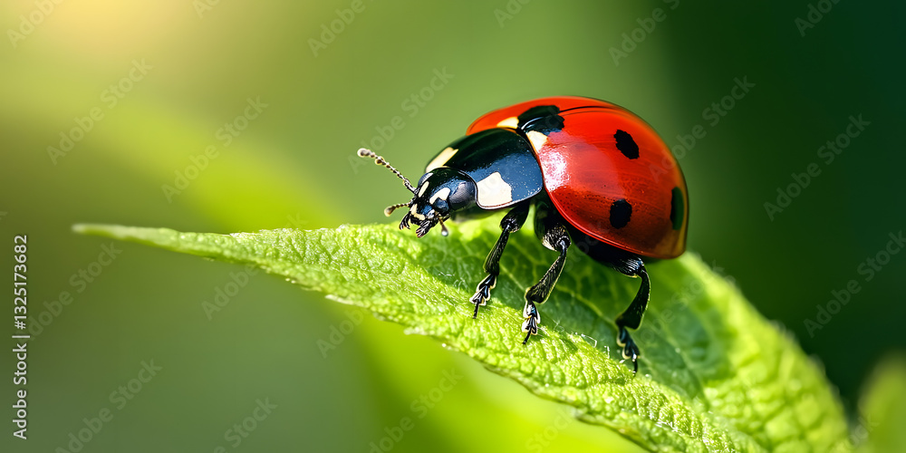 Ladybug on Leaf Photography, Insect on Green Nature, Close Up Macro Bug, Ladybird Picture, Colorful Ladybug, Nature Photography Ladybug on Leaf Photography, Insect on Green Nature, Close Up Macro Bug, Ladybird Picture, Colorful Ladybug, Nature Photography