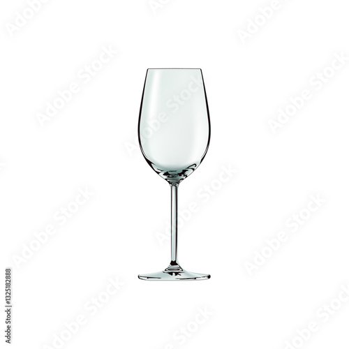 Realistic wine Glass, 3d Wine glass vector eps.