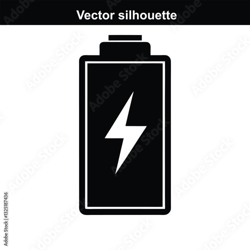 Battery charge level with icon set and isolated battery symbol