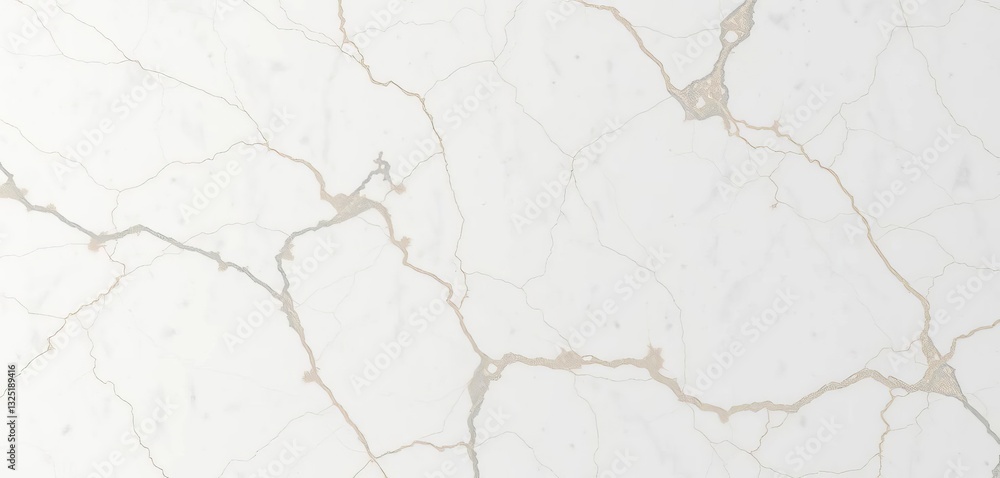 Fototapeta premium Aged white marble, intricate veining, subtle discoloration, background, white marble