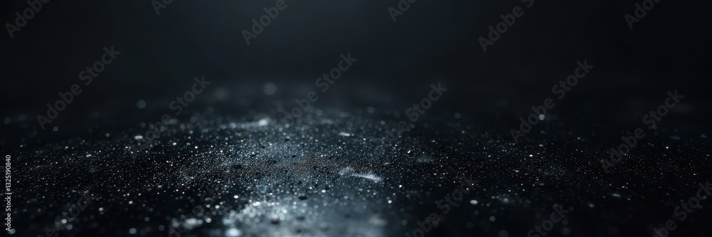 Highly polished black metal, mirror-like gleam, still-life, polished Highly polished black metal, mirror-like gleam, still-life, polished