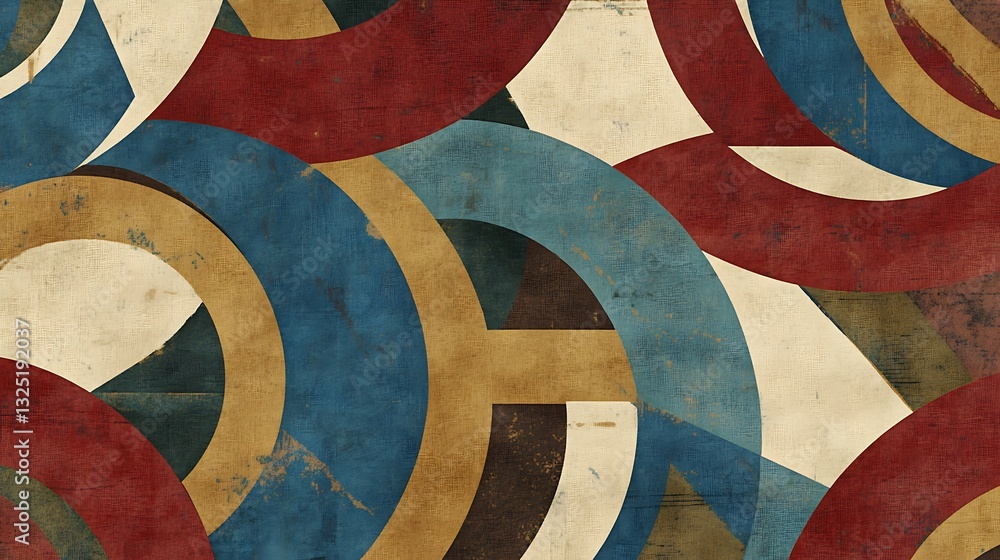 Abstract colorful rings overlap background Abstract colorful rings overlap background
