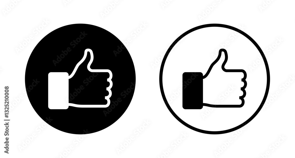Like icon logo design. Thumbs up sign and symbol. Hand like Like icon logo design. Thumbs up sign and symbol. Hand like