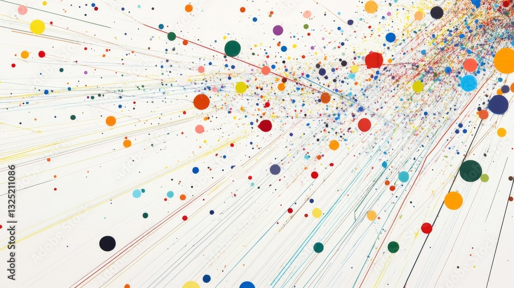 Colorful Abstract Paint Splatter Background Colorful Abstract Paint Splatter Background