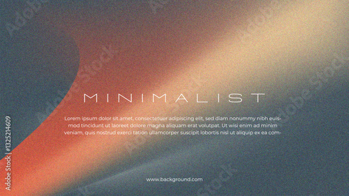 Grainy texture background abstract vibrant color wave shape black backdrop noisy wide banner header design