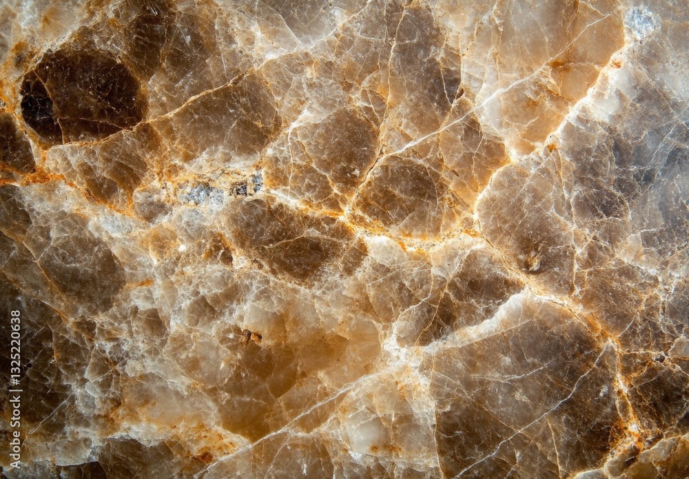 Detailed Close-Up of Natural Calcite Stone with Intricate Patterns and Warm Earthy Tones, Perfect for Background or Textures in Various Designs Detailed Close-Up of Natural Calcite Stone with Intricate Patterns and Warm Earthy Tones, Perfect for Background or Textures in Various Designs
