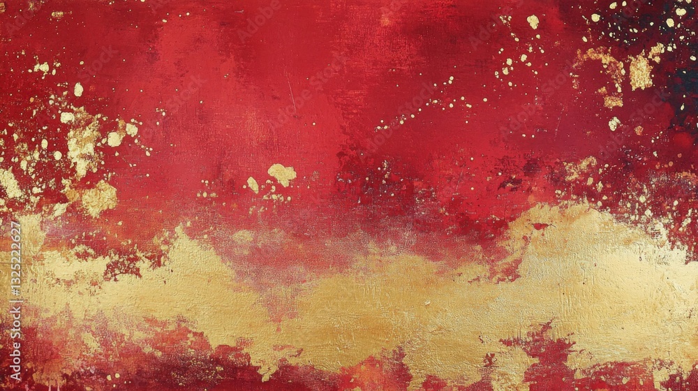 Red And Gold Abstract Texture Background With Metallic Glitter Red And Gold Abstract Texture Background With Metallic Glitter