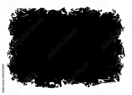 Texture grunge vector. Black and white background.