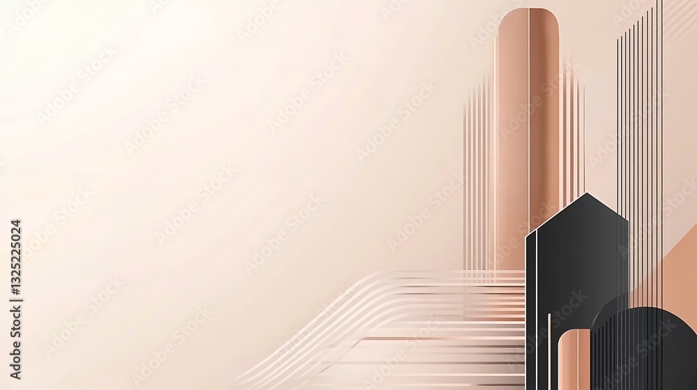 Obraz premium Abstract Geometric Art Background