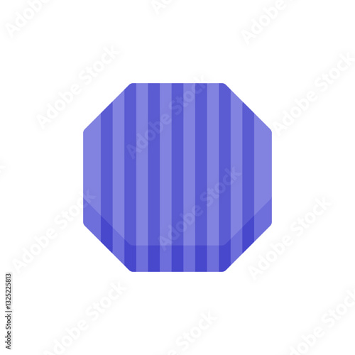 monocrystalline solar panel flat icon illustration