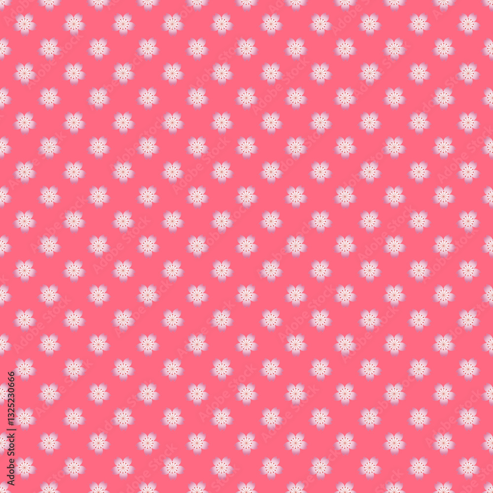 Floral geometric paper with daisy and ditsy seamless ornamental pattern fabric Floral geometric paper with daisy and ditsy seamless ornamental pattern fabric