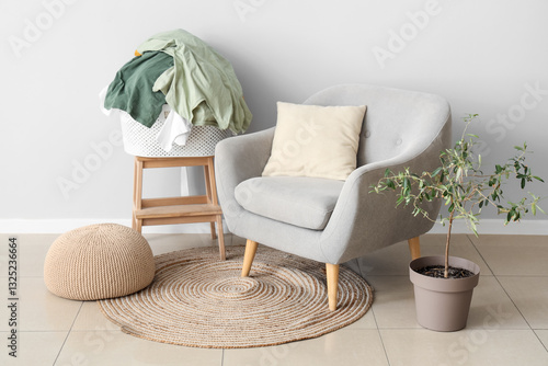 Interior of living room wit...