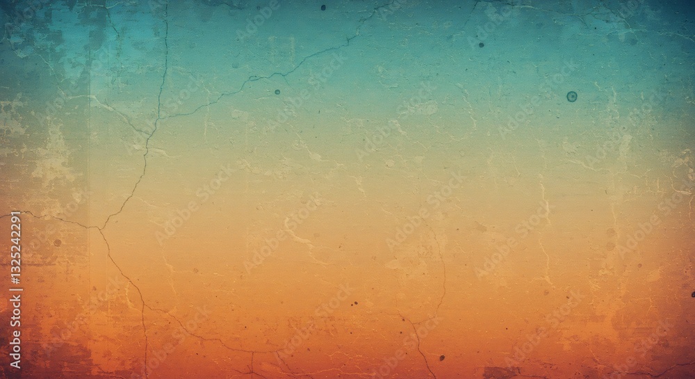 Rustic Teal Orange Gradient Texture Background. AI Generated Rustic Teal Orange Gradient Texture Background. AI Generated