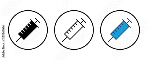 Syringe icon vector. injection icon vector.