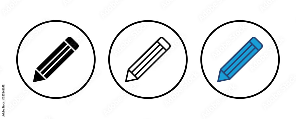 Pencil icon vector. pen symbol. edit icon vector Pencil icon vector. pen symbol. edit icon vector