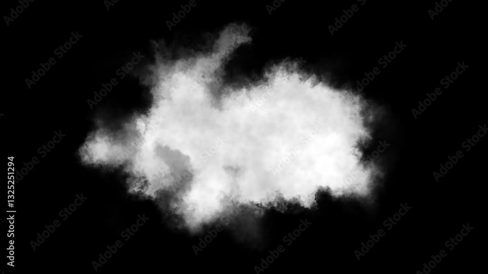 Abstract white smoke or clouds in slow motion. Smoke, Cloud of cold fog in light spot background, fog on black background, 4k, ice smoke cloud. Floating fog Abstract white smoke or clouds in slow motion. Smoke, Cloud of cold fog in light spot background, fog on black background, 4k, ice smoke cloud. Floating fog