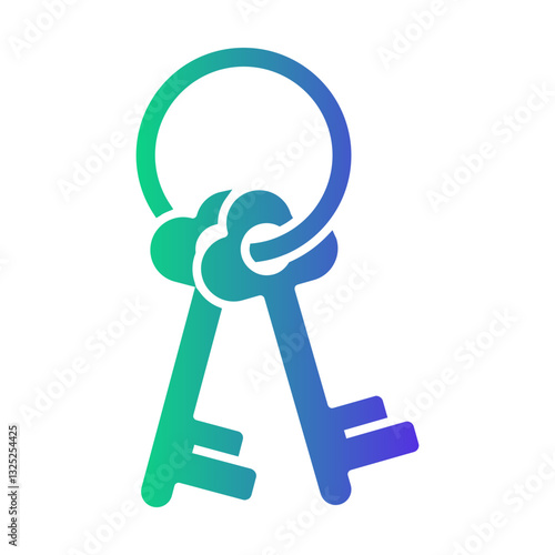 key Gradient icon