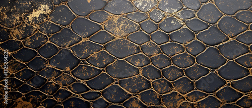 Closeup view of snake skin texture background.
